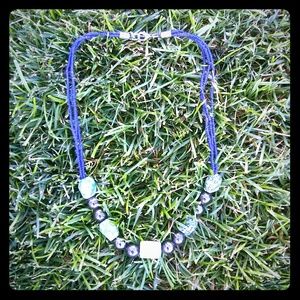 Turkish Blue coral and turquoise necklace